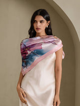 [P102] SilkSilky-DK Scarf 003