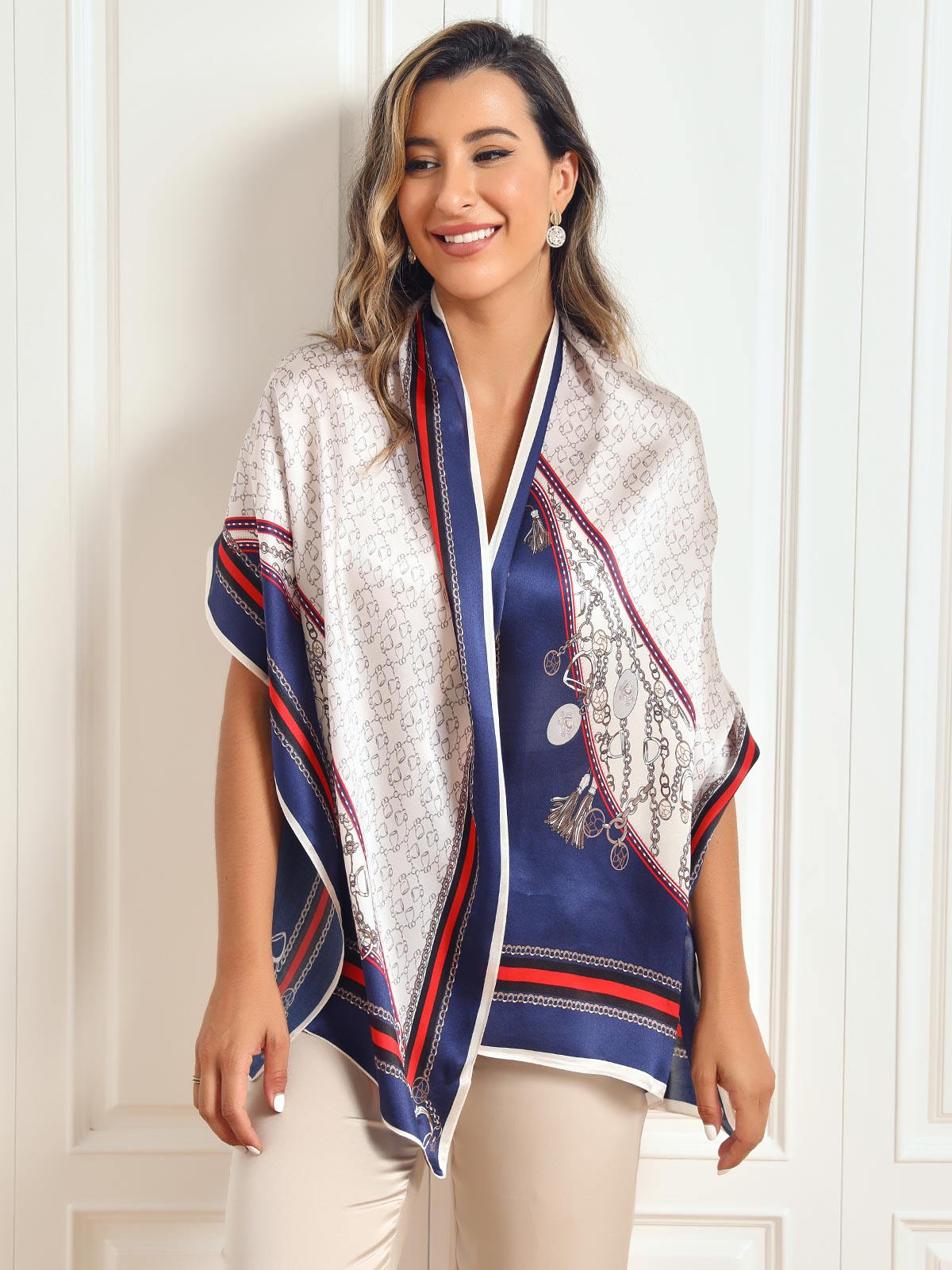 [P024] SilkSilky-DK Scarf 006,