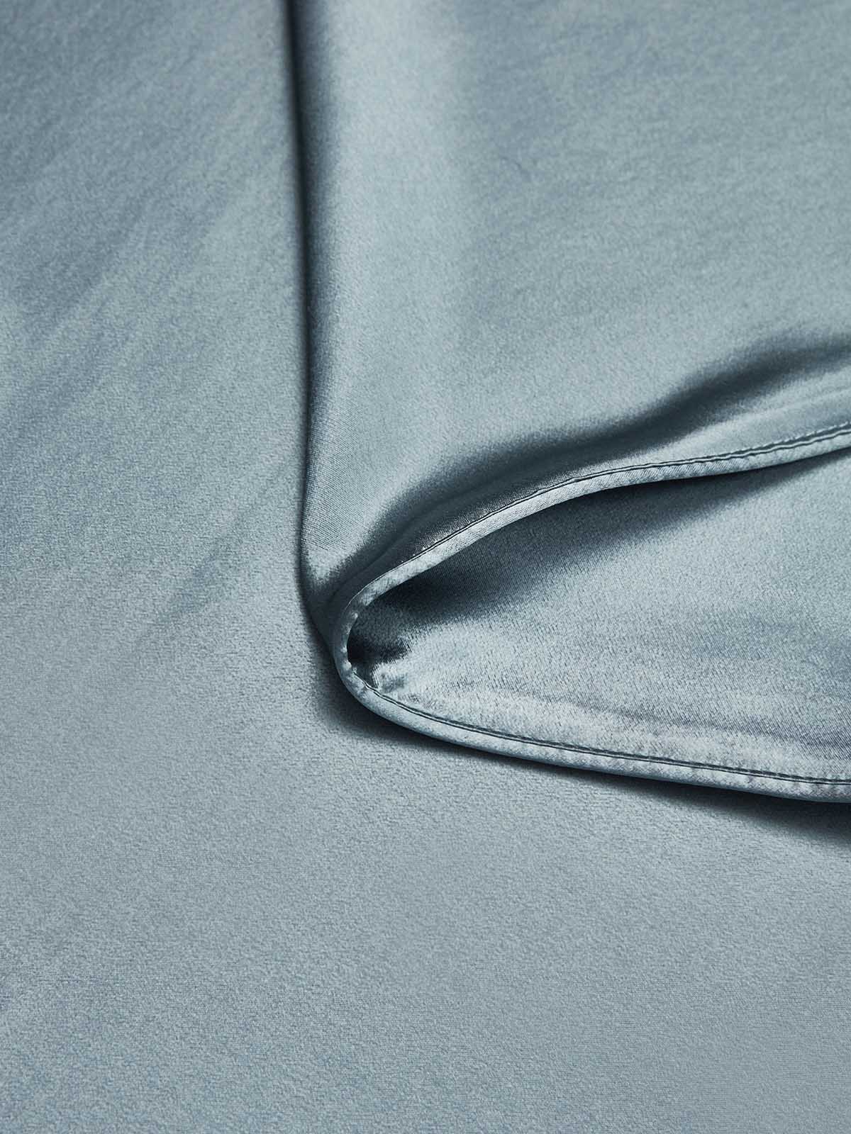 [Gråblå] SilkSilky-DK 22Momme Duvet Cover 004