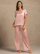 [Ferskenhud] SilkSilky-DK 19Momme Dame Pyjamas 007
