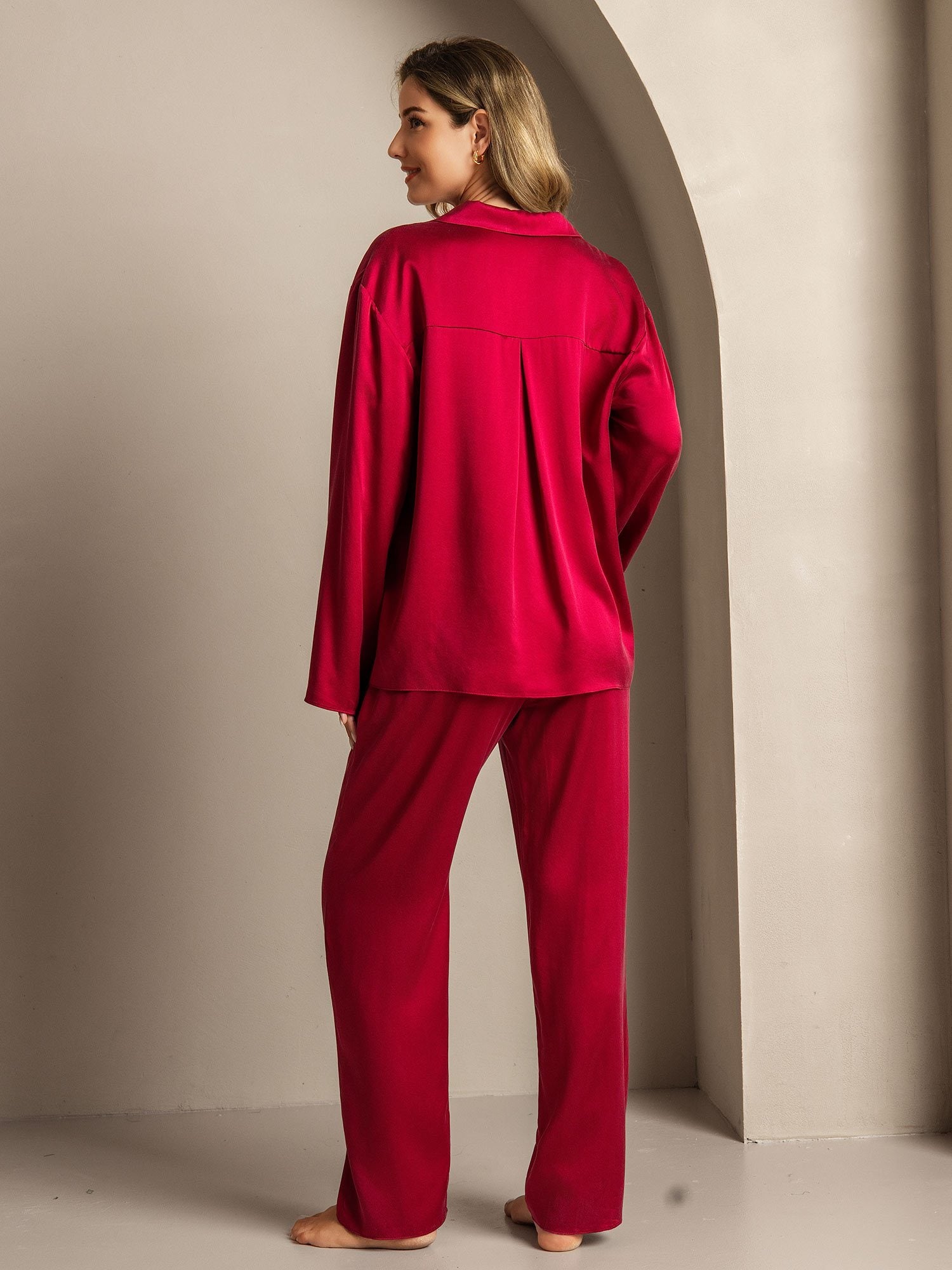[Vin] SilkSilky-DK 19Momme Silke Womens Pajamas 002