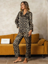 [Leopard] SilkSilky-DK Dame Pyjamas 005