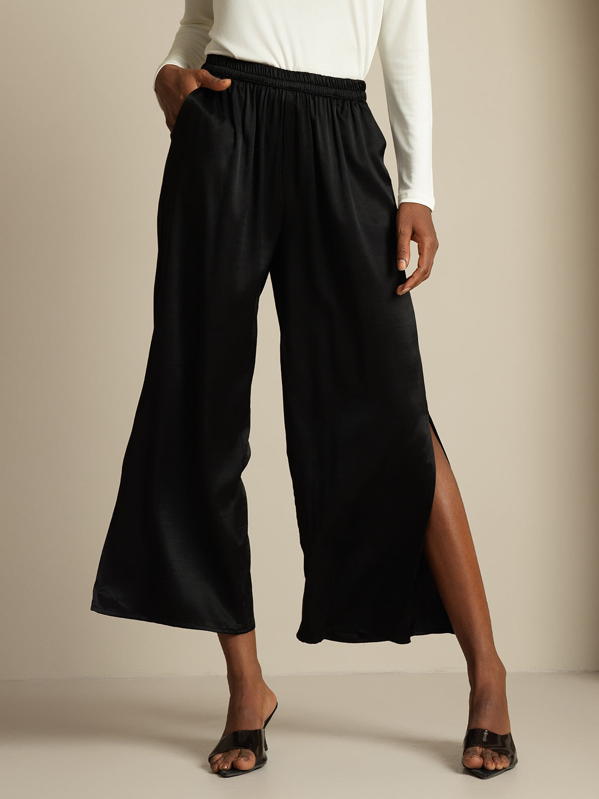 [Sort] SilkSilky-DK 19Momme Silke Womens Pants 001