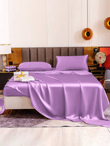 [Lavendel] SilkSilky-DK 19Momme Sengesæt 006
