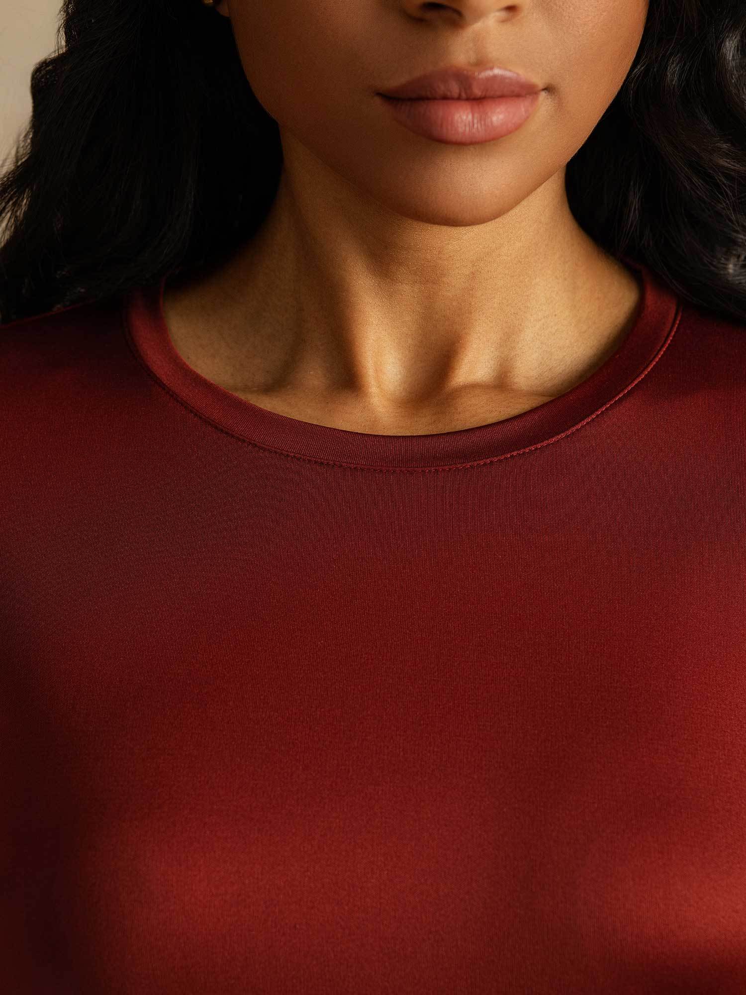 [Brændt Mursten] SilkSilky-DK Silke Womens T-Shirt 004
