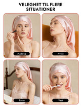 [Lys Pink] SilkSilky-DK Sovehætte 007