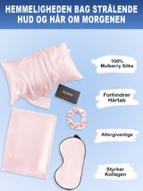 [Lyserød] SilkSilky-DK 19Momme Pure Silk Pillowcase Set 002