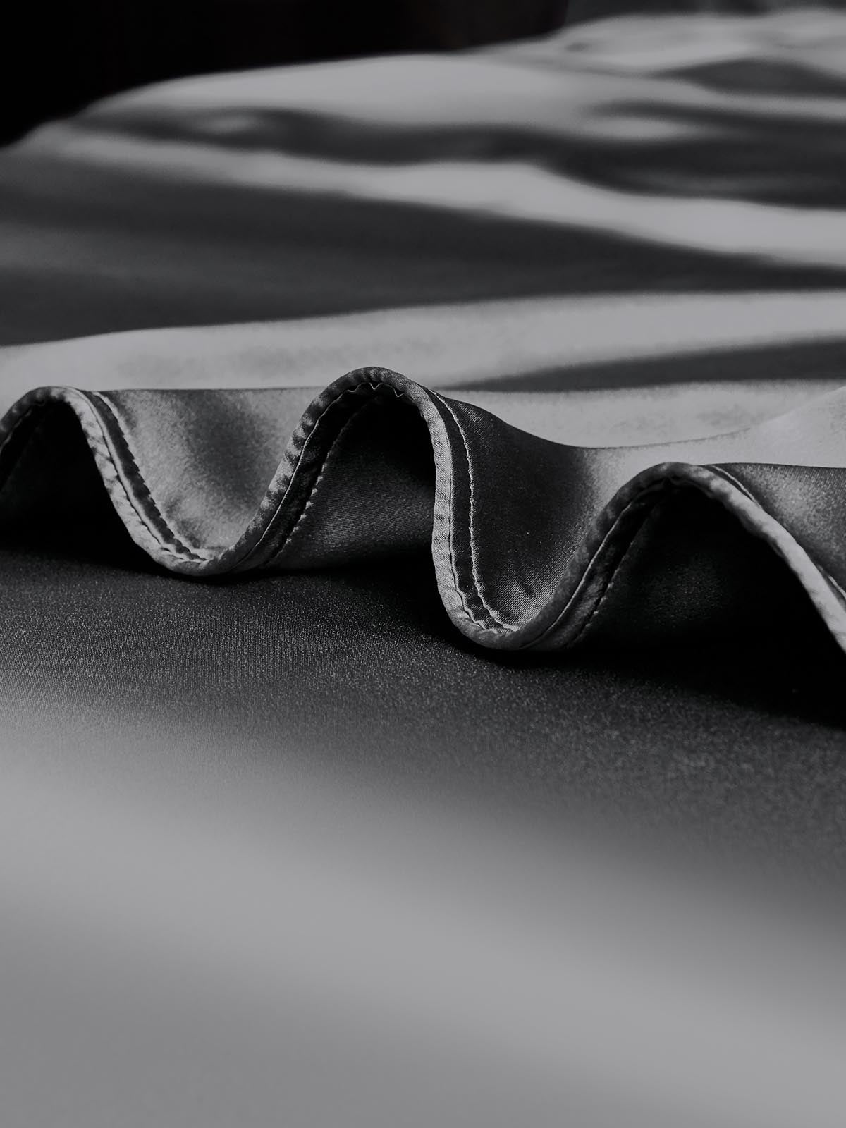 [Mørkegrå] SilkSilky-DK 19Momme Duvet Cover 003