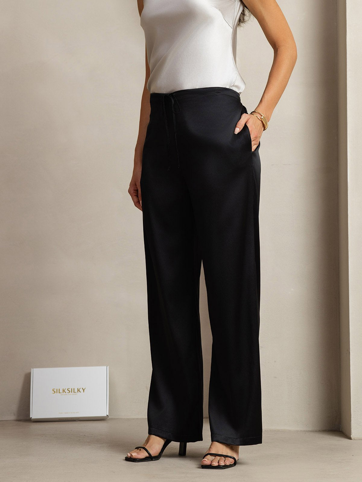 [Sort] SilkSilky-DK 19Momme Silke Womens Pants 002