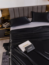 [Sort] SilkSilky-DK 19Momme Sengesæt 005