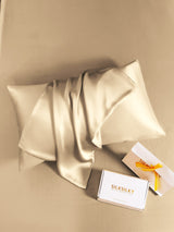 [Beige] SilkSilky-DK 22Momme Pillowcase 005