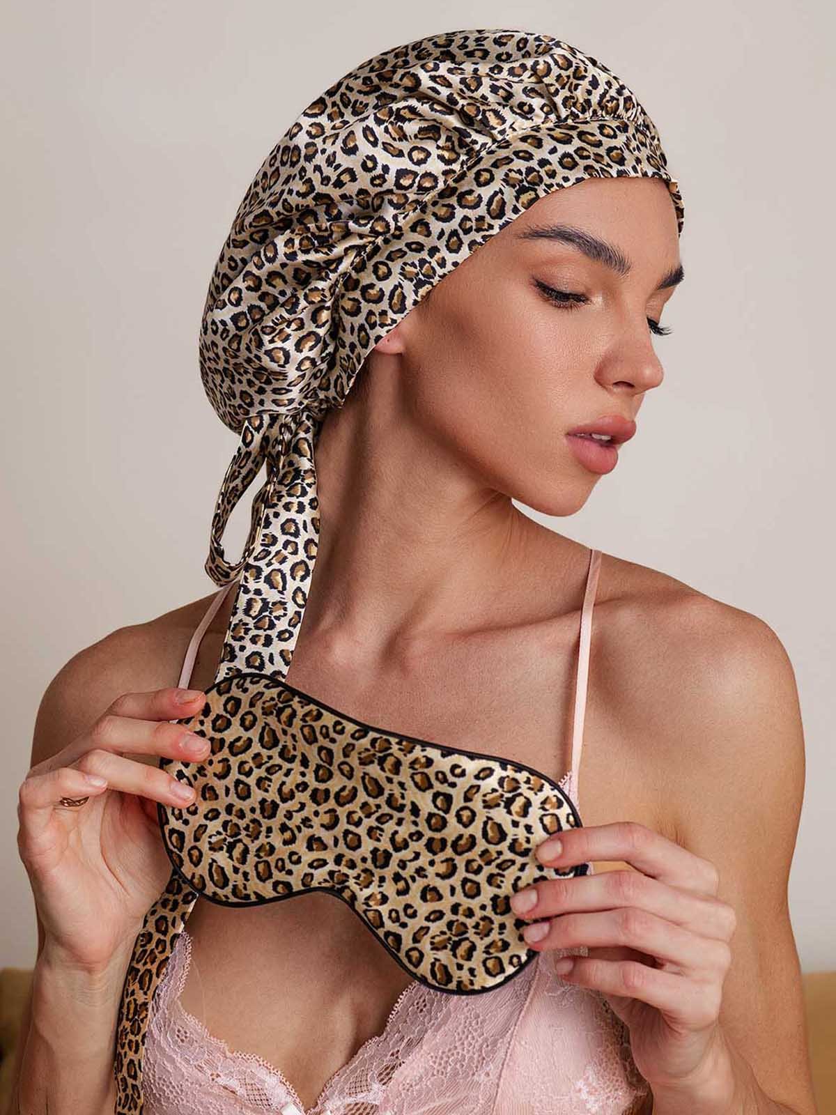 SilkSilky-DK Silke Sleep Cap Leopard 002