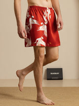 [Vin] SilkSilky-DK 19Momme Mens Sleep Bottoms 004