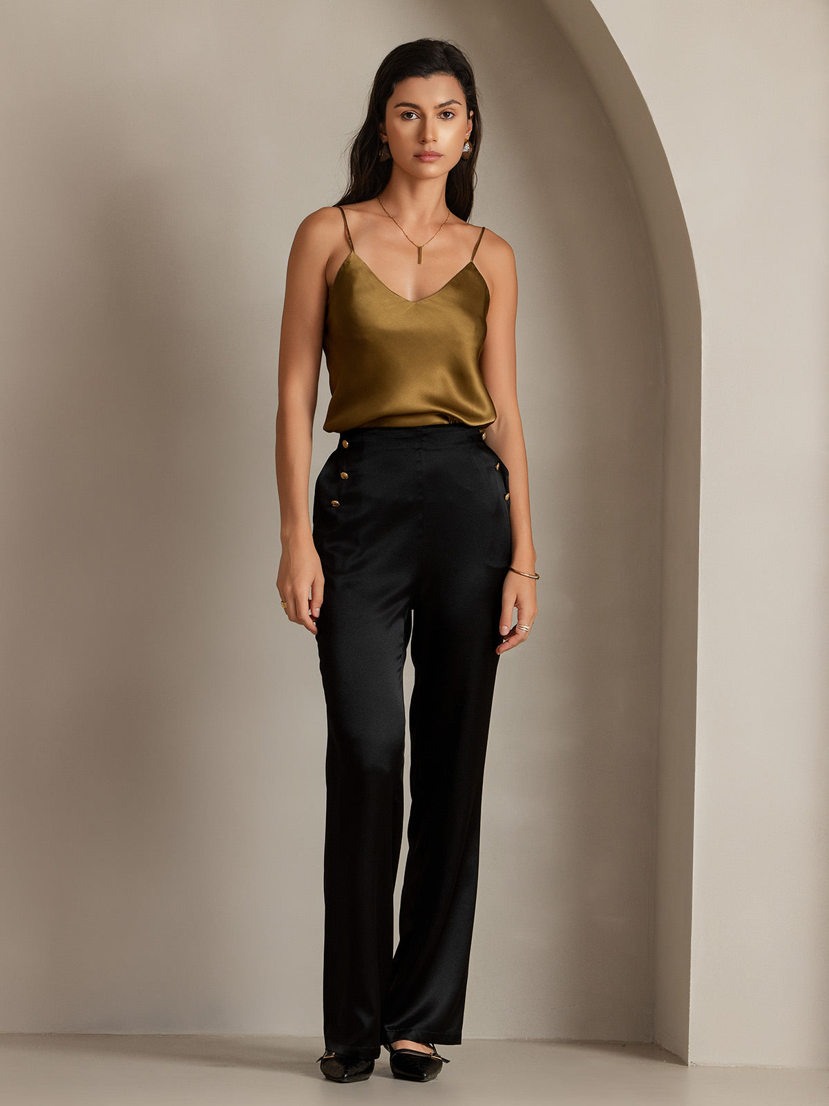 [Sort] SilkSilky-DK 19Momme Silke Womens Pants 005