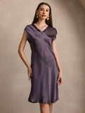 SilkSilky-DK Nightgown LillaGrå 004