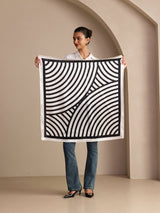 [Hvide Buer] SilkSilky-DK Scarf 005