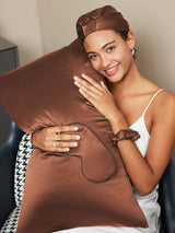 [Kaffe] SilkSilky-DK 19Momme Pure Silk Pillowcase Set 001