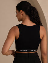 [Sort] SilkSilky-DK Sleeveless Crew Neck Camisole Top 002