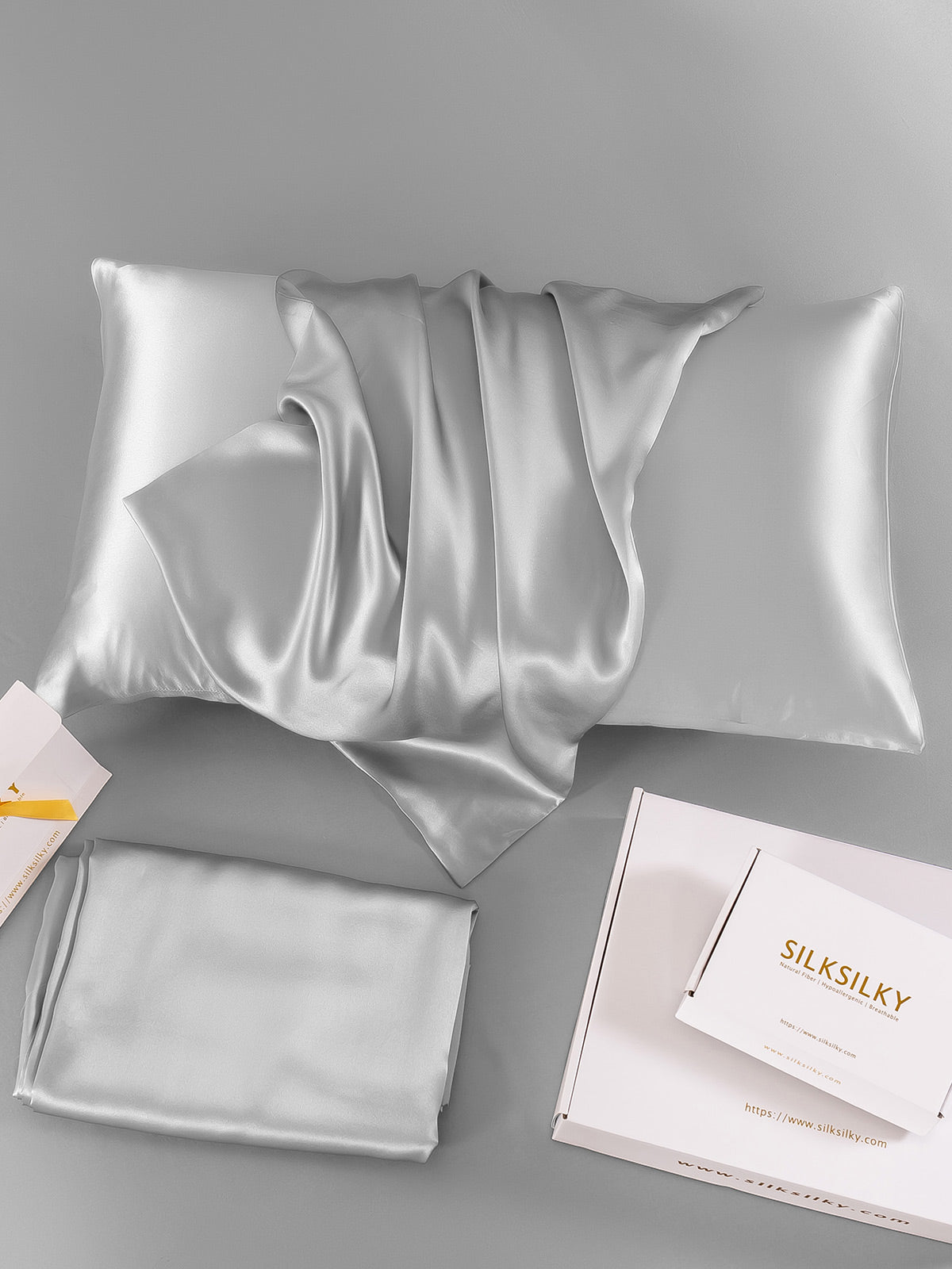 [Mørkegrøn] SilkSilky-DK 22Momme Pillowcase 001