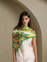 [P072] SilkSilky-DK Scarf 003