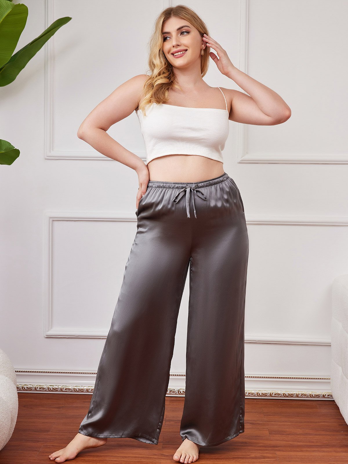 SilkSilky-DK-Pure-Silk-Plus-Size-Womens-Pants-Mørkegrå-003