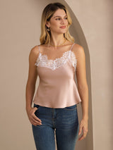 [Toscana] SilkSilky-DK V Neck Camisole Top 001