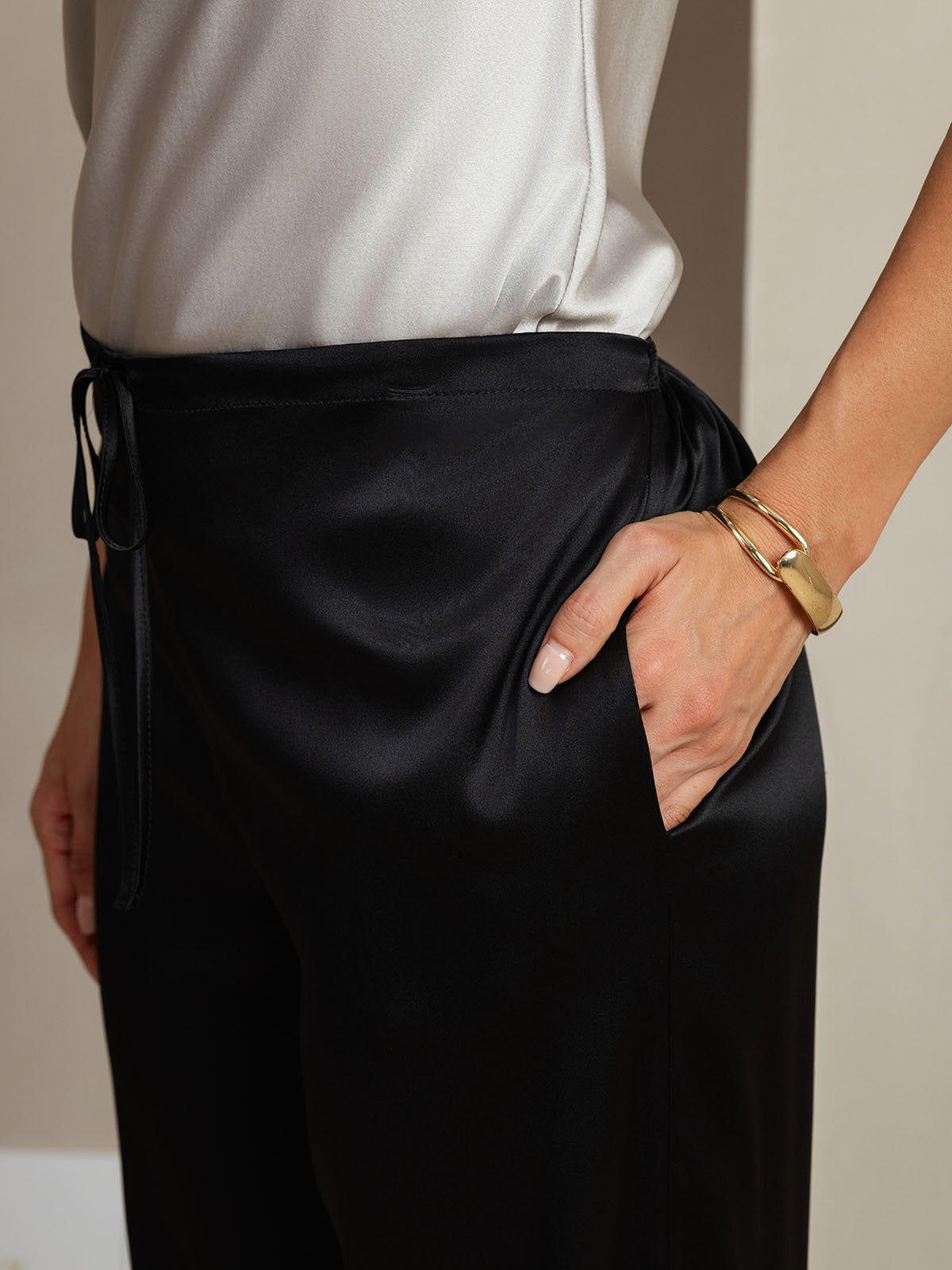 [Sort] SilkSilky-DK 19Momme Silke Womens Pants 005