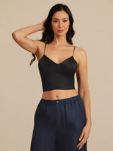 [Sort] SilkSilky-DK Spaghetti Strap V Neck Camisole Top 005