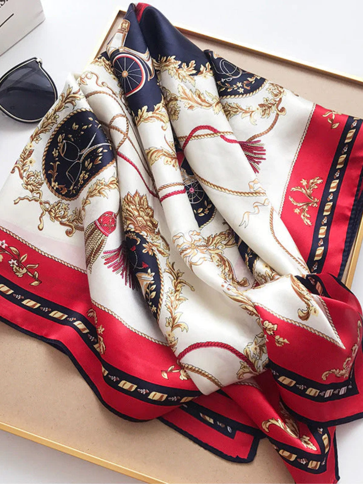 [P001] SilkSilky-DK Scarf 003,