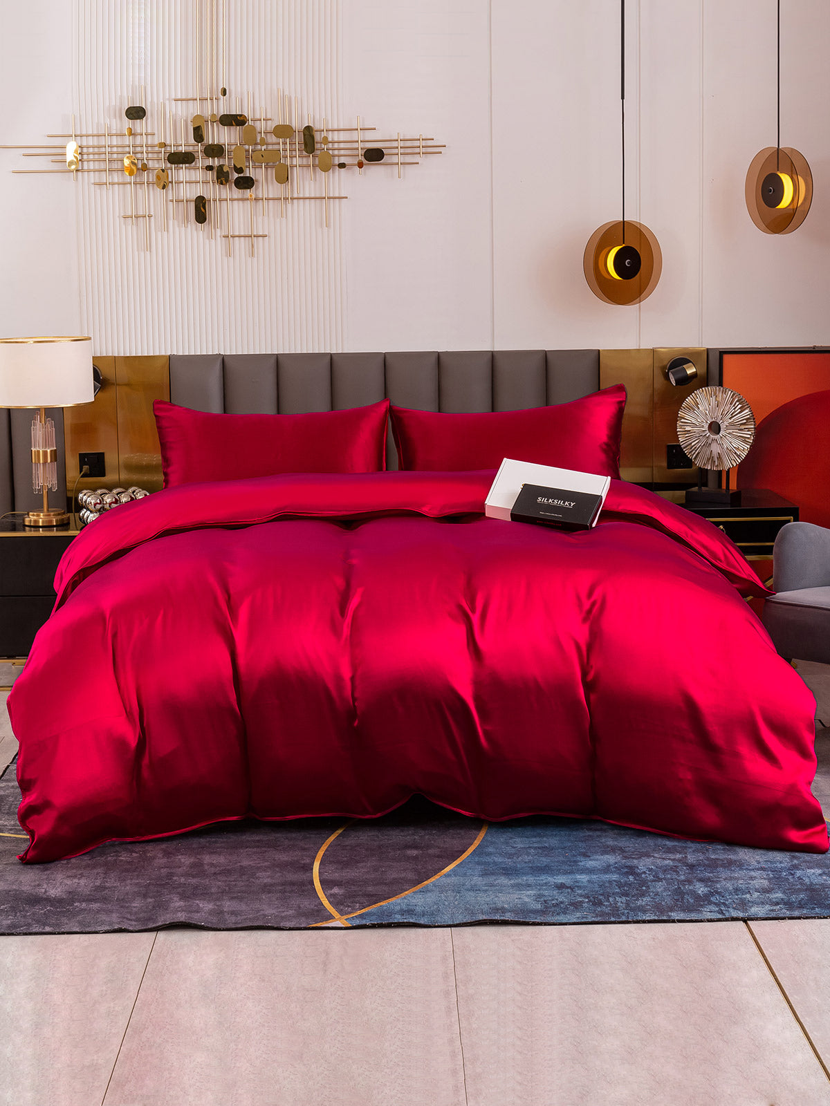 [Vin] SilkSilky-DK 19Momme Bedding Set 002