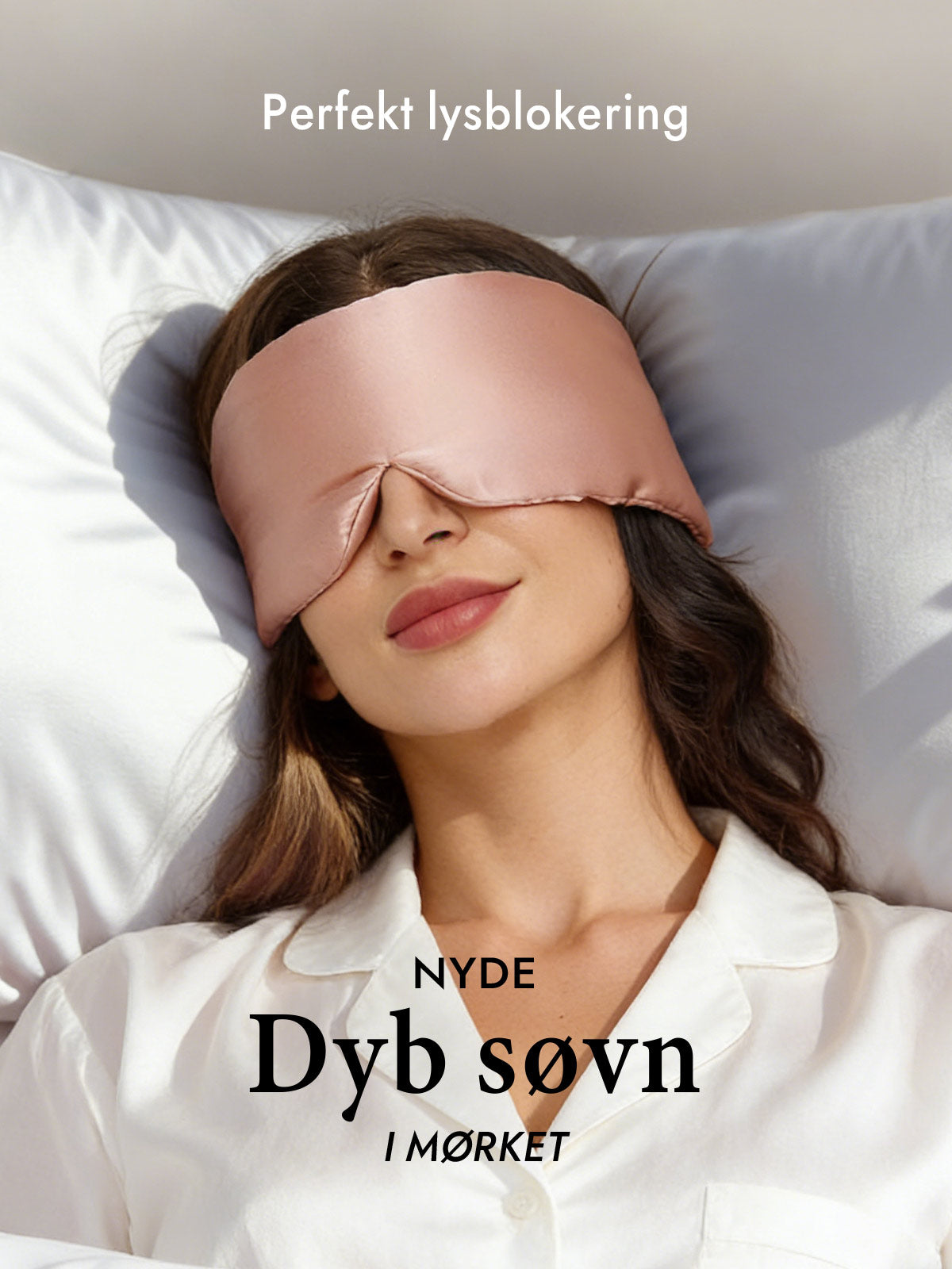 [Lyserød] SilkSilky-DK Øjenmaske 003
