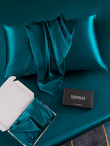 [Blågrøn] SilkSilky-DK 22Momme Pillowcase 006