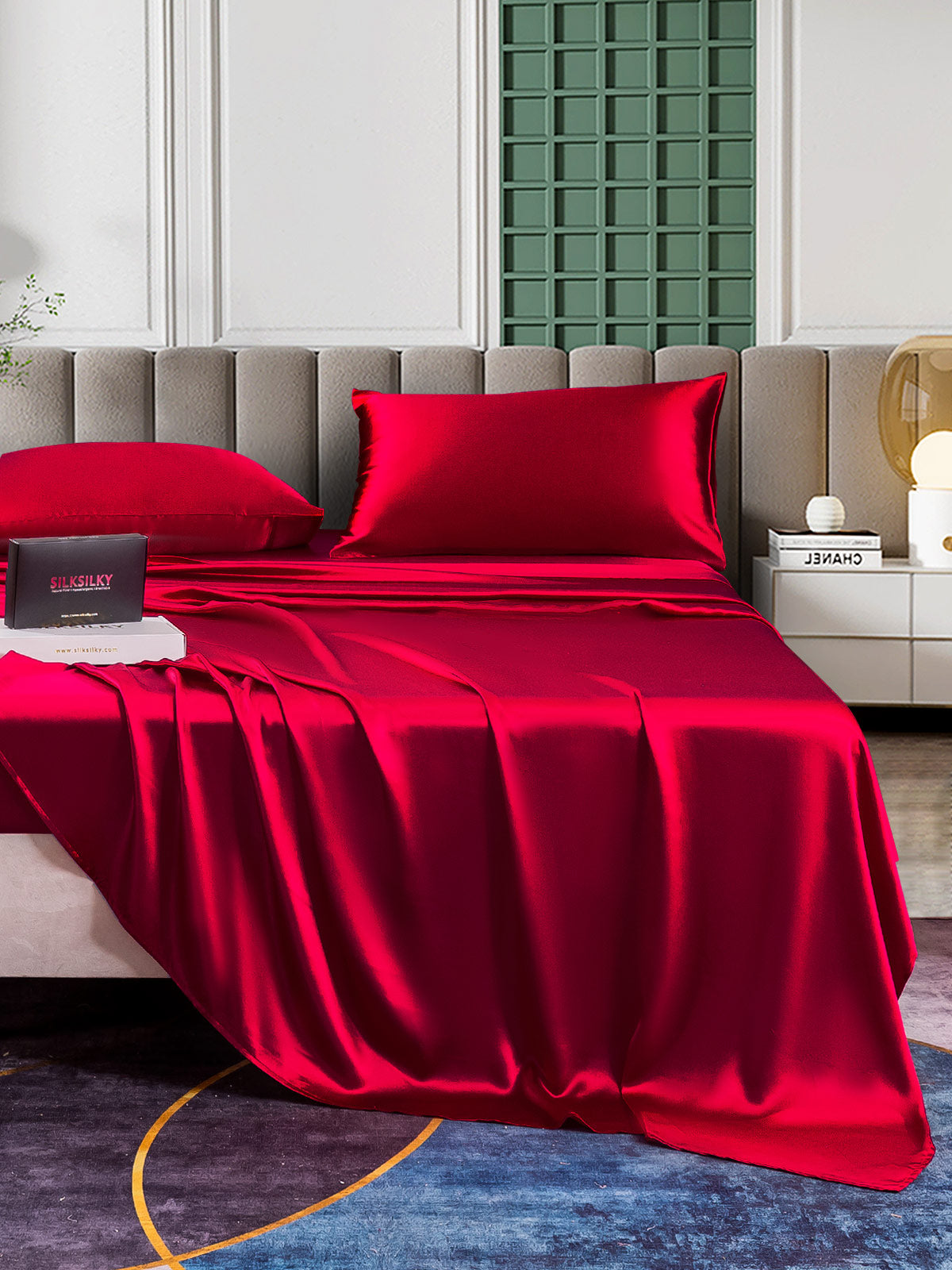 [Vin] SilkSilky-DK 25Momme Bedding Set 001