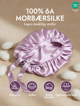 [Lavendel] SilkSilky-DK Sovehætte 002