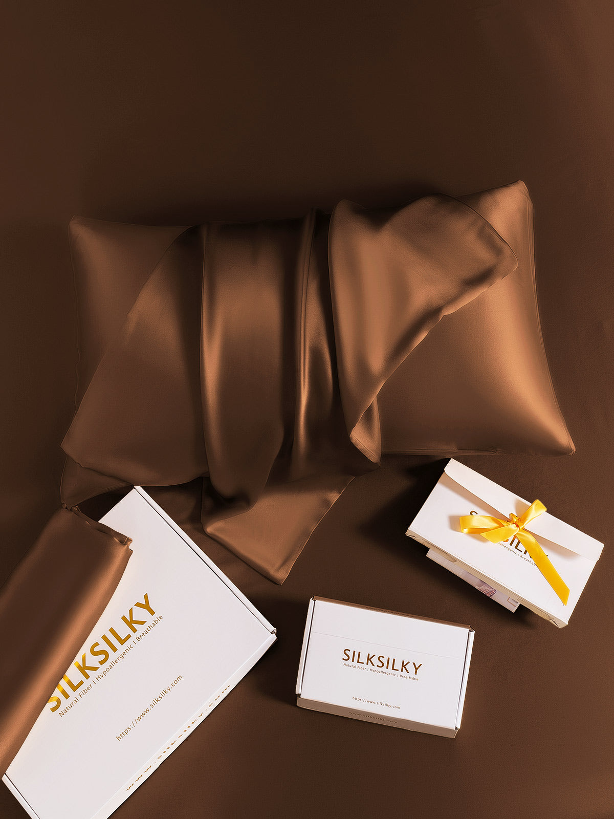 [Kaffe] SilkSilky-DK 19Momme Pillowcase 007