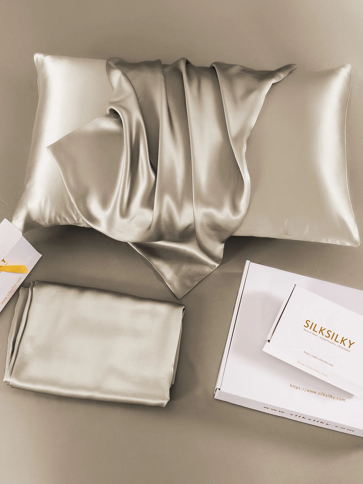 [Kaki] SilkSilky-DK 19Momme Pillowcase 004