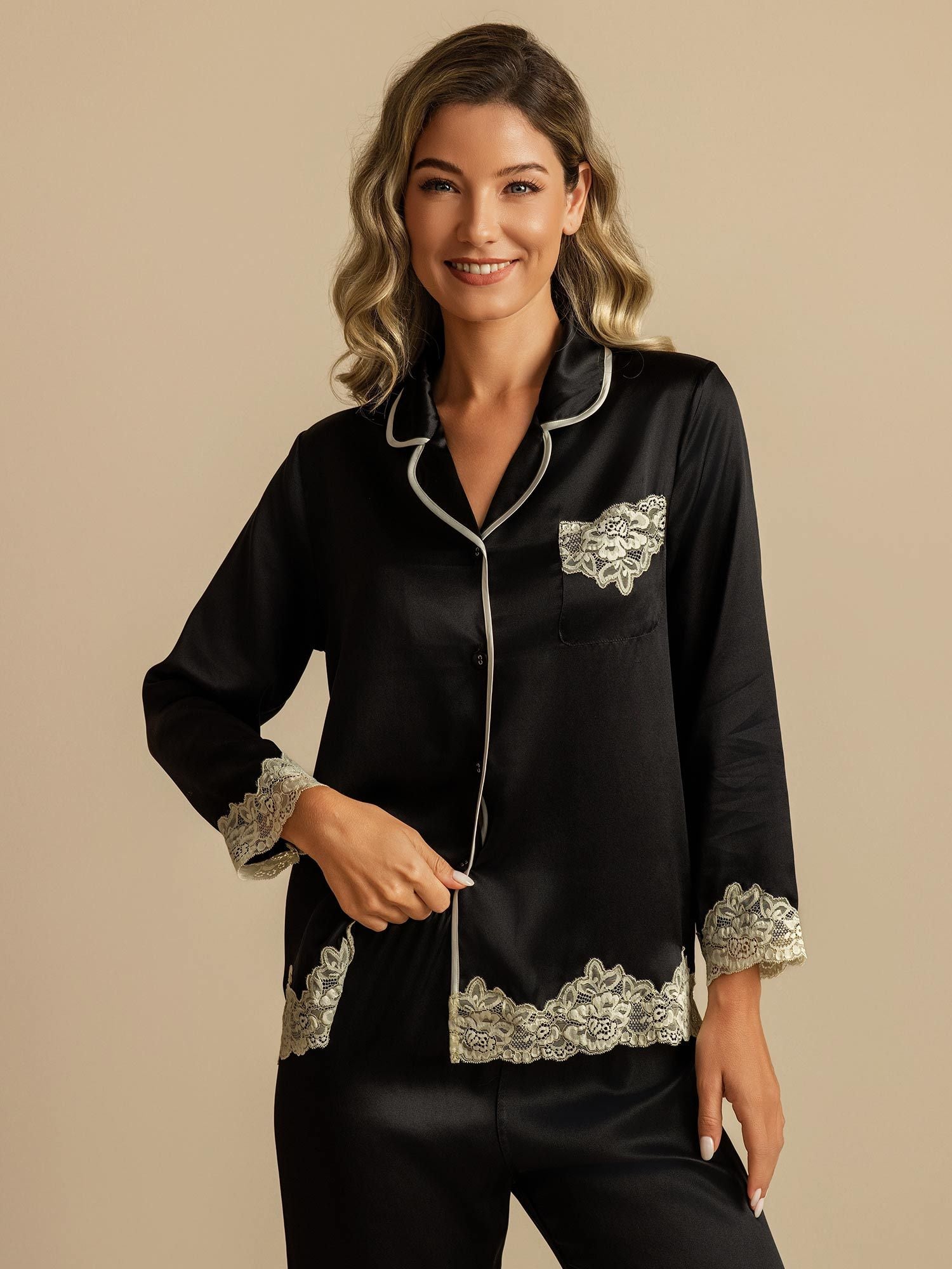[Sort] SilkSilky-DK Silke Womens Pajamas 007