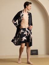 [Sort] SilkSilky-DK 19Momme Long Sleeve Mens Pajamas 001