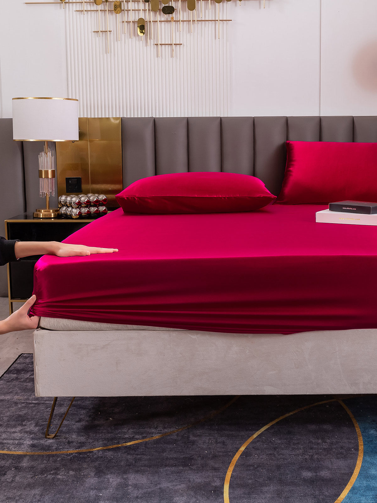 [Vin] SilkSilky-DK 19Momme Bedding Set 005