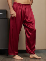 [Vin] SilkSilky-DK Pure Silk Mens Sleep Bottoms 004