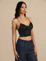 [Sort] SilkSilky-DK Spaghetti Strap V Neck Camisole Top 002