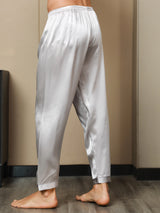 [Grå] SilkSilky-DK Mens Sleep Bottoms 006,