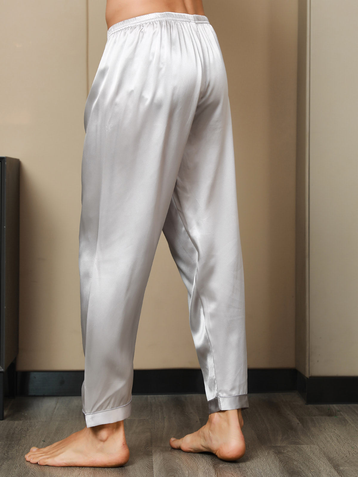 [Grå] SilkSilky-DK Mens Sleep Bottoms 006