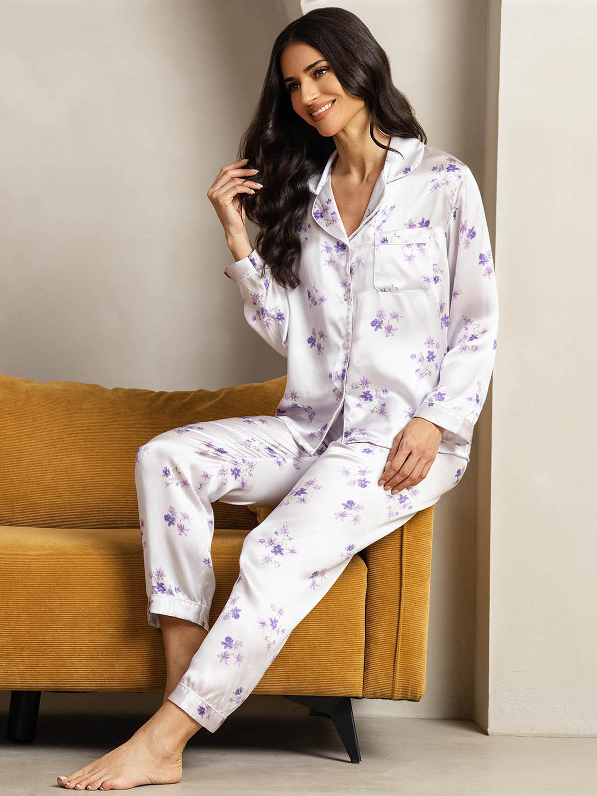[Syrenblomst] SilkSilky-DK Womens Pajamas 004