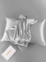 [Sølv] SilkSilky-DK 22Momme Pillowcase 005