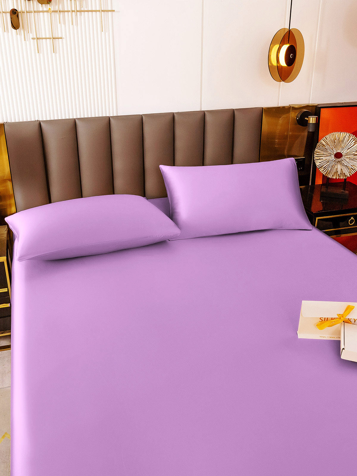 [Lavendel] SilkSilky-DK 19Momme Bedding Set 003