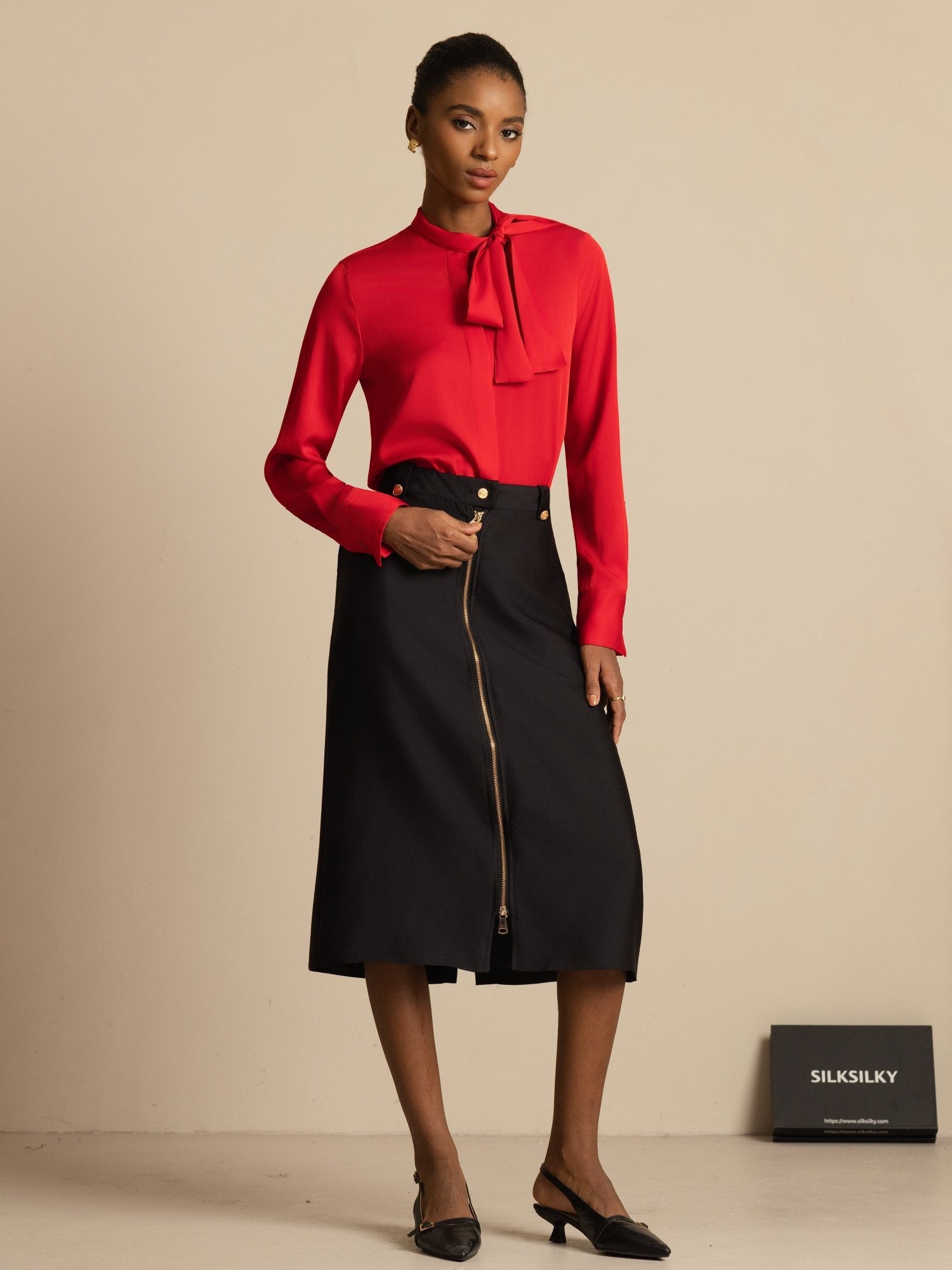 [Vin] SilkSilky-DK 19Momme Blouse 006