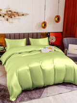 [Mintgrøn] SilkSilky-DK 19Momme Bedding Set 004