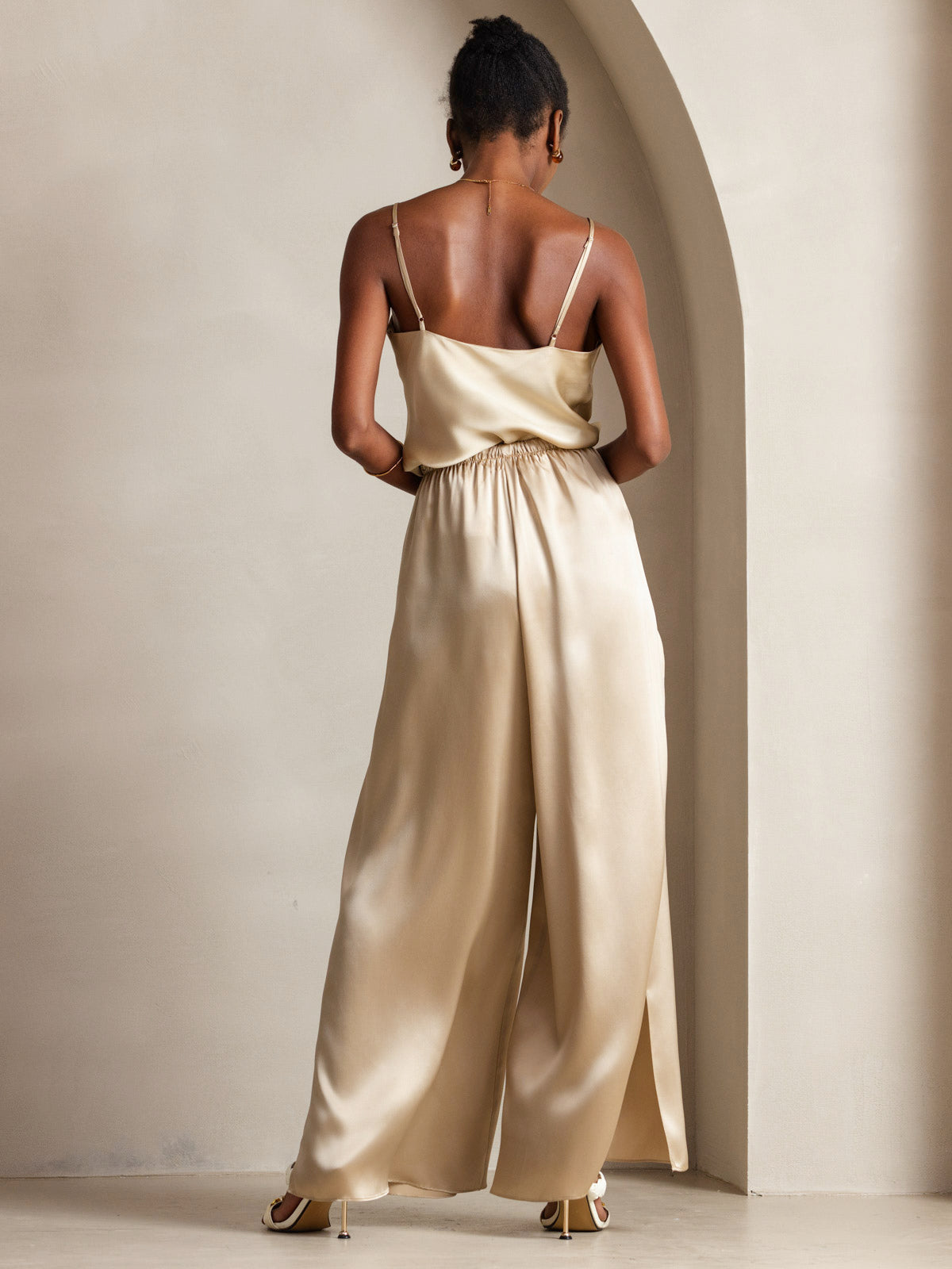 [Champagne] SilkSilky-DK Camisoles 004