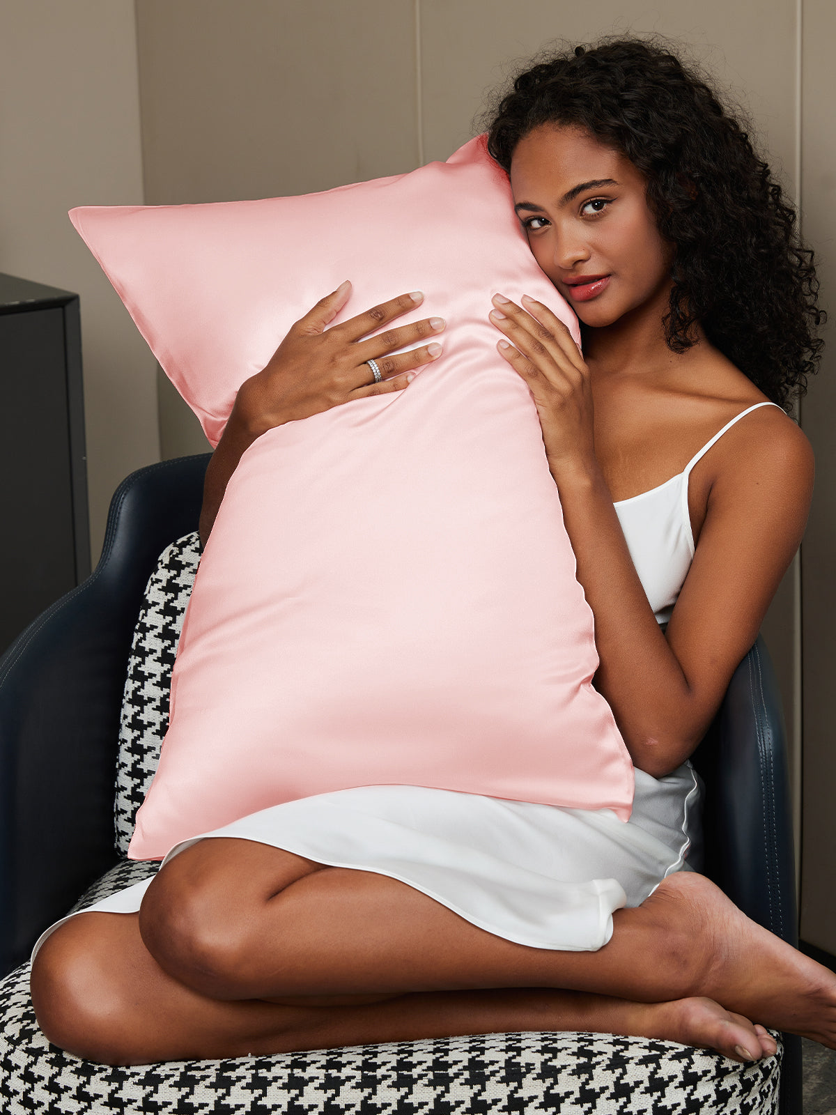 [Lyserød] SilkSilky-DK 19Momme Pillowcase 002
